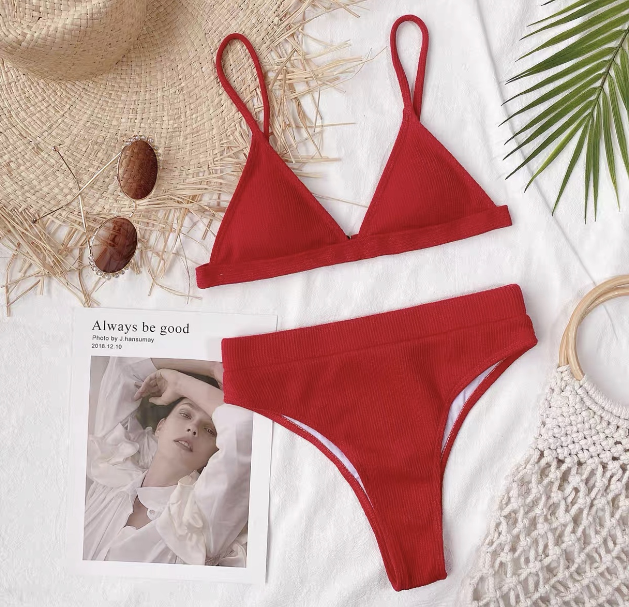Play it cool knit bikini LI102 images